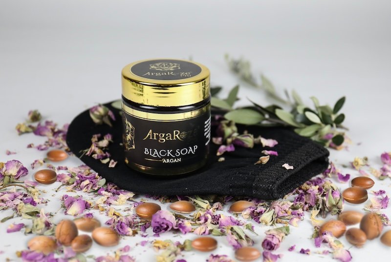 Duo Rituel Hammam – Savon Noir & Gant de Gommage Kessa